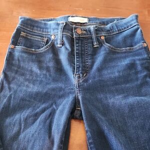 Madewell 9" Mid-rise Skinny Jeans Size 27